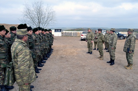 Azerbaijani military prosecutor visit frontline units